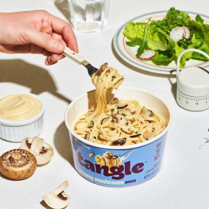 Samyang Tangle Creamy Mushroom Pasta Bowl