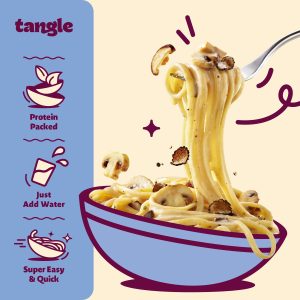 Samyang Tangle Creamy Mushroom Pasta Bowl