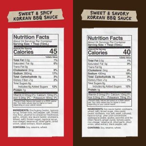 Korean BBQ Sauce Duo