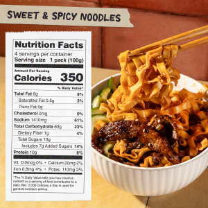 Sweet & Spicy Noodles | 4 Packs